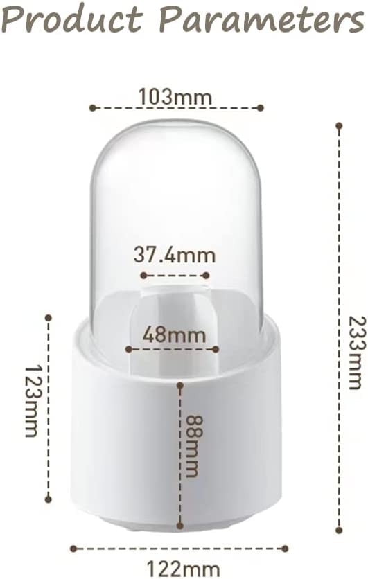 HomeHaul Bazaar-Rotating Cosmetic Brush Storage Box