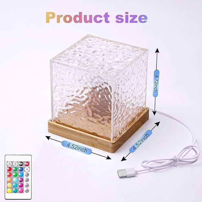 Acrylonitrile Butadiene Styrene Ocean Wave Night Light Projector Lamp