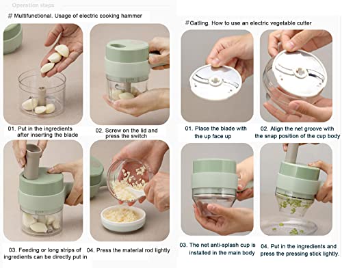 HomeHaul Bazaar-5 in 1 Handheld Electric Vegetable chopper