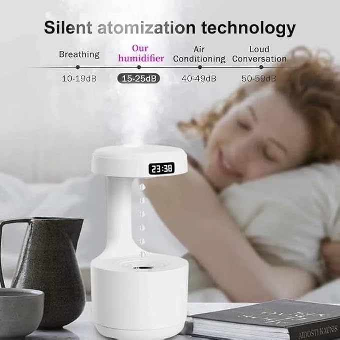 HomeHaul Bazaar-Anti-Gravity Water Droplet Humidifier
