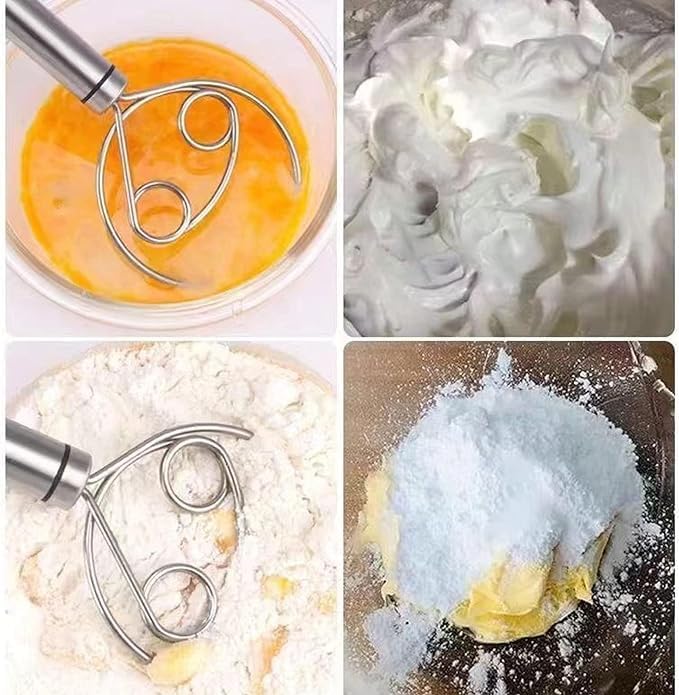 HomeHaul Bazaar-Bread Mixing Tool | Hand Whisk Tool for Kitchen |