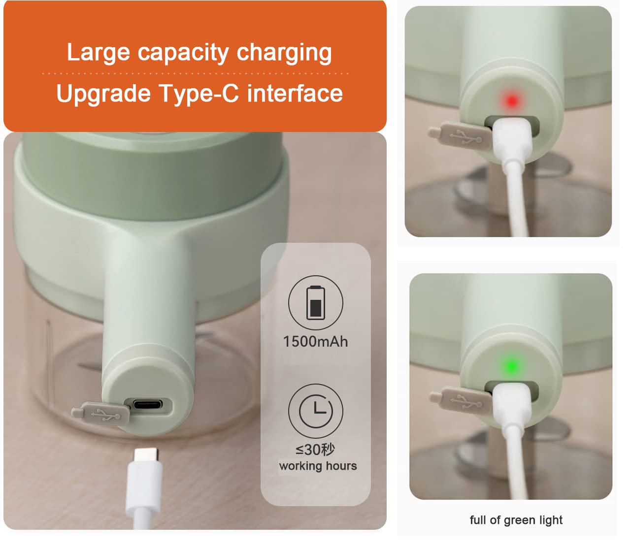 HomeHaul Bazaar-5 in 1 Handheld Electric Vegetable chopper