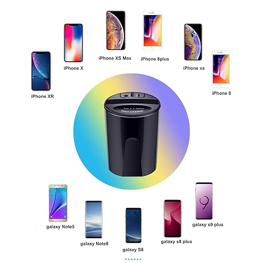 HomeHaul Bazaar-Wireless car charger cup holder
