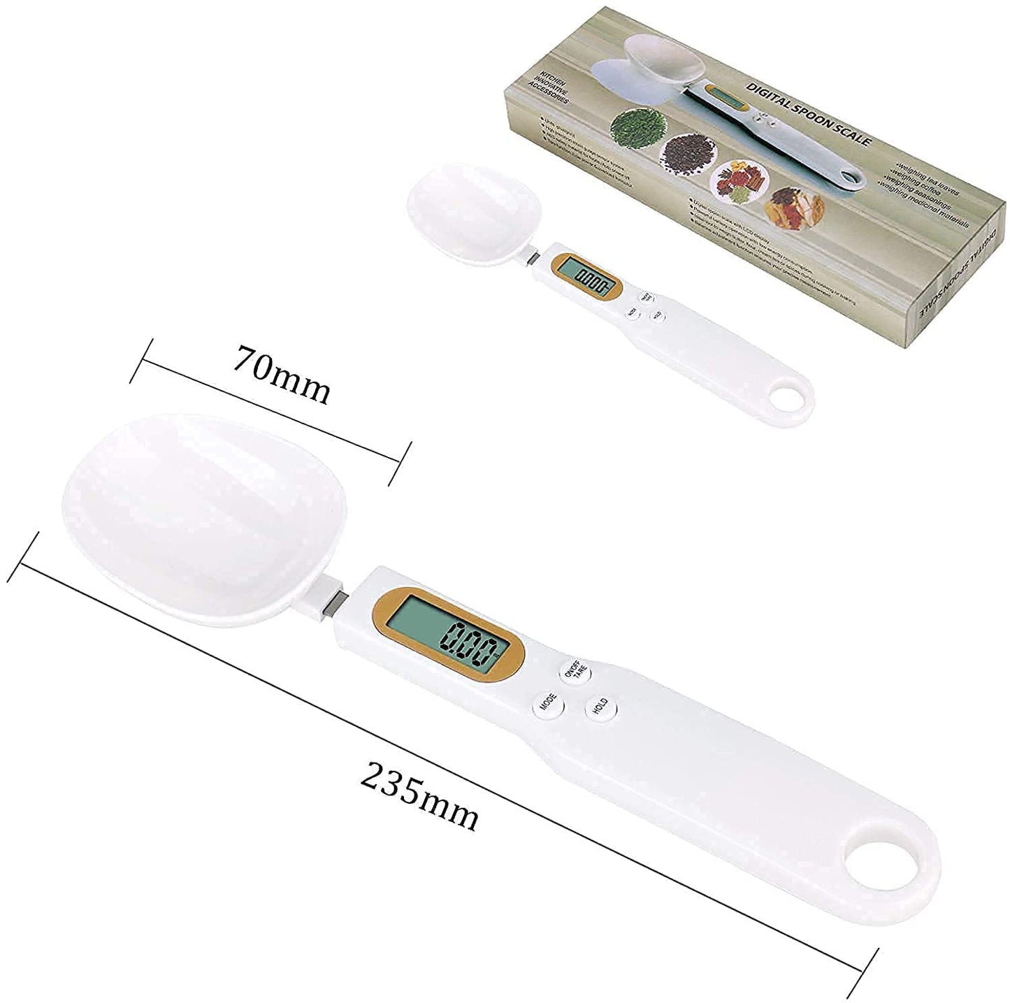 HomeHaul Bazaar-Measuring Spoon with Electronic Scale