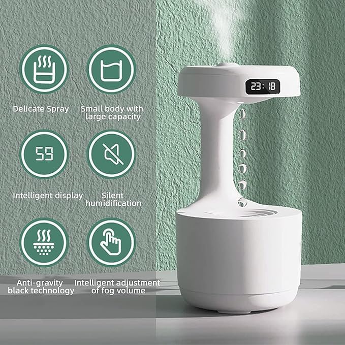 HomeHaul Bazaar-Anti-Gravity Water Droplet Humidifier