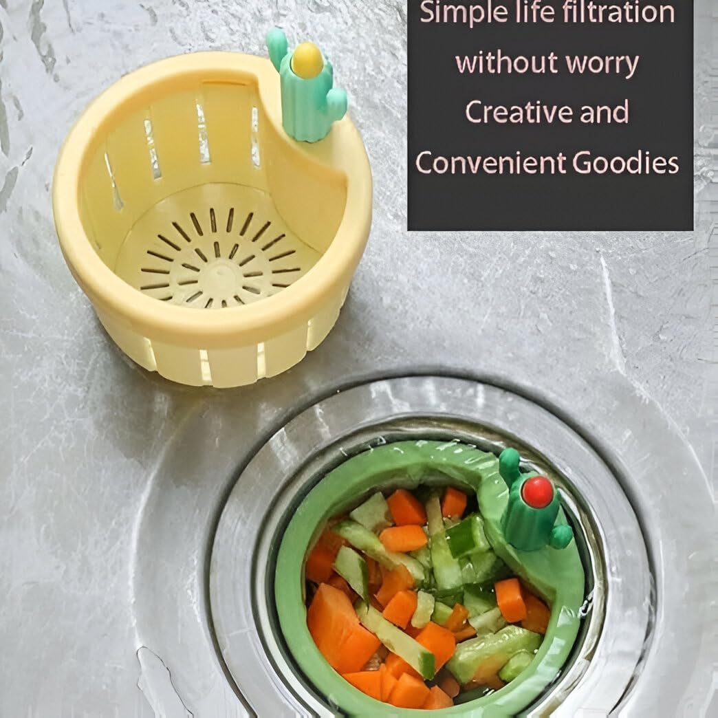 HomeHaul Bazaar-Cactus Kitchen Sink Drain Strainer