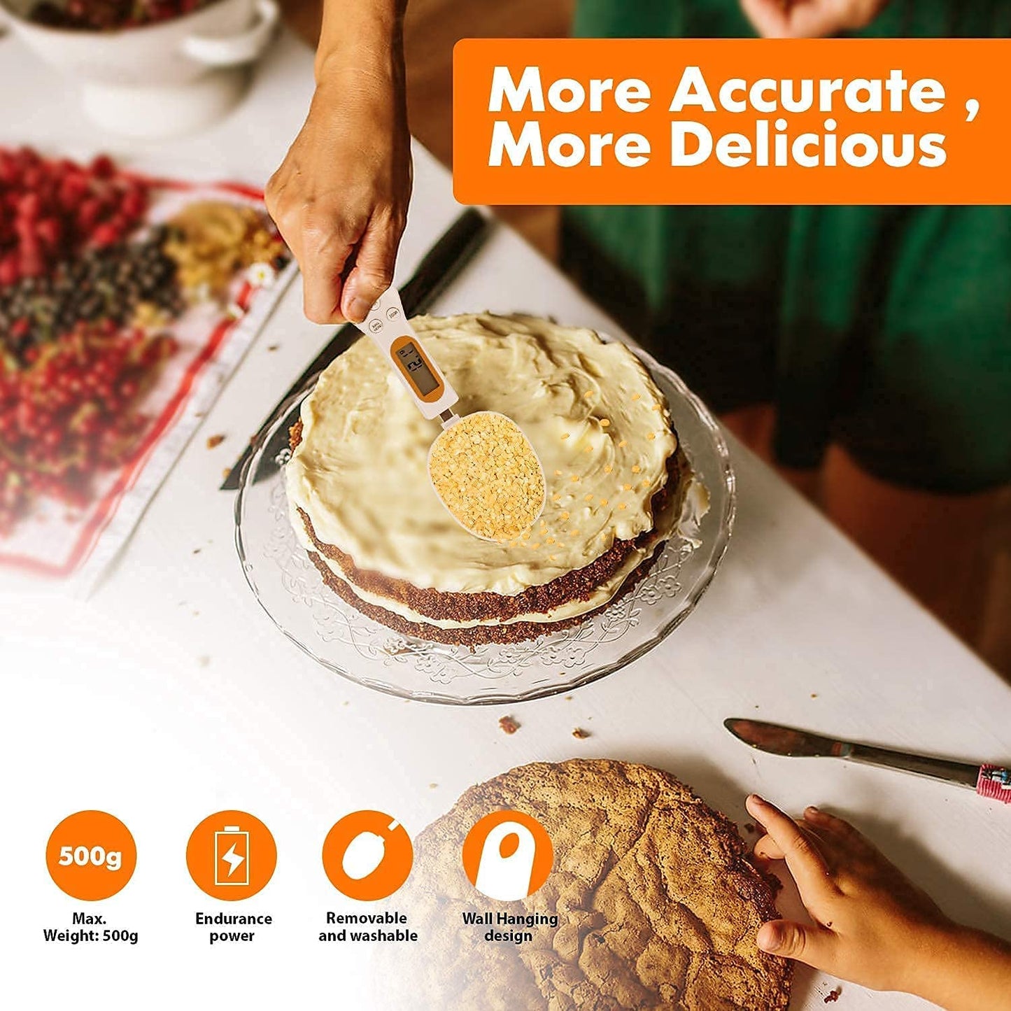 HomeHaul Bazaar-Measuring Spoon with Electronic Scale