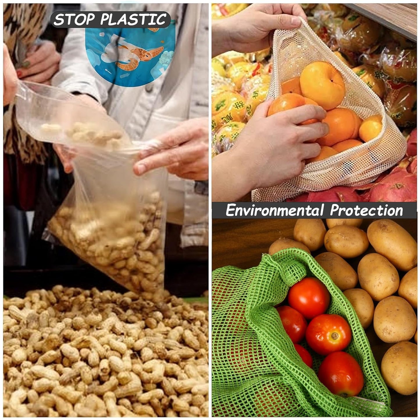 Eco-Friendly Vegetable Bags For Fridge Storage