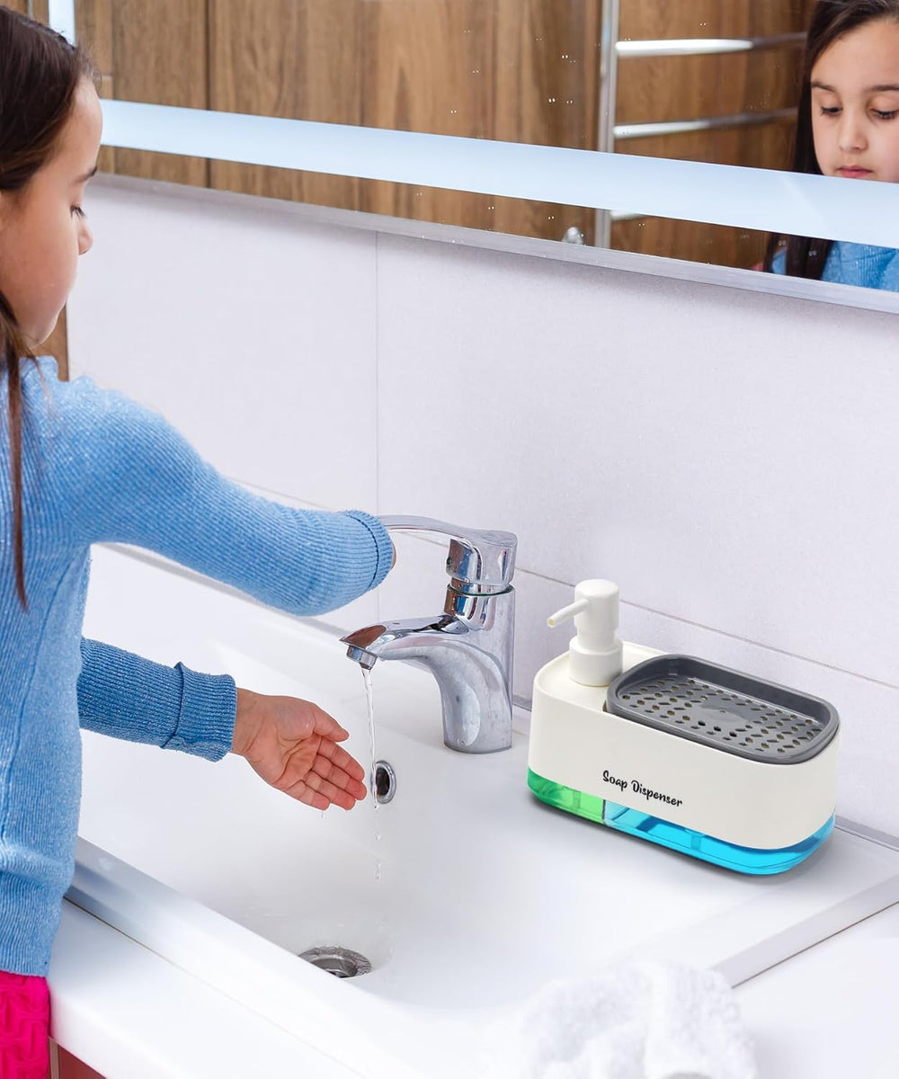 HomeHaul Bazaar-Dual Soap Dispenser