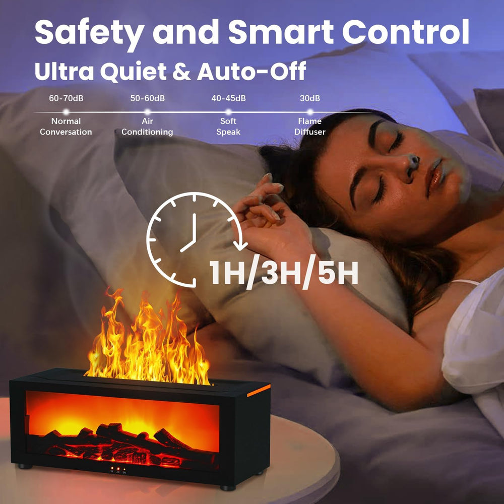 HomeHaul Bazaar-Cozy Flame Mist Humidifier