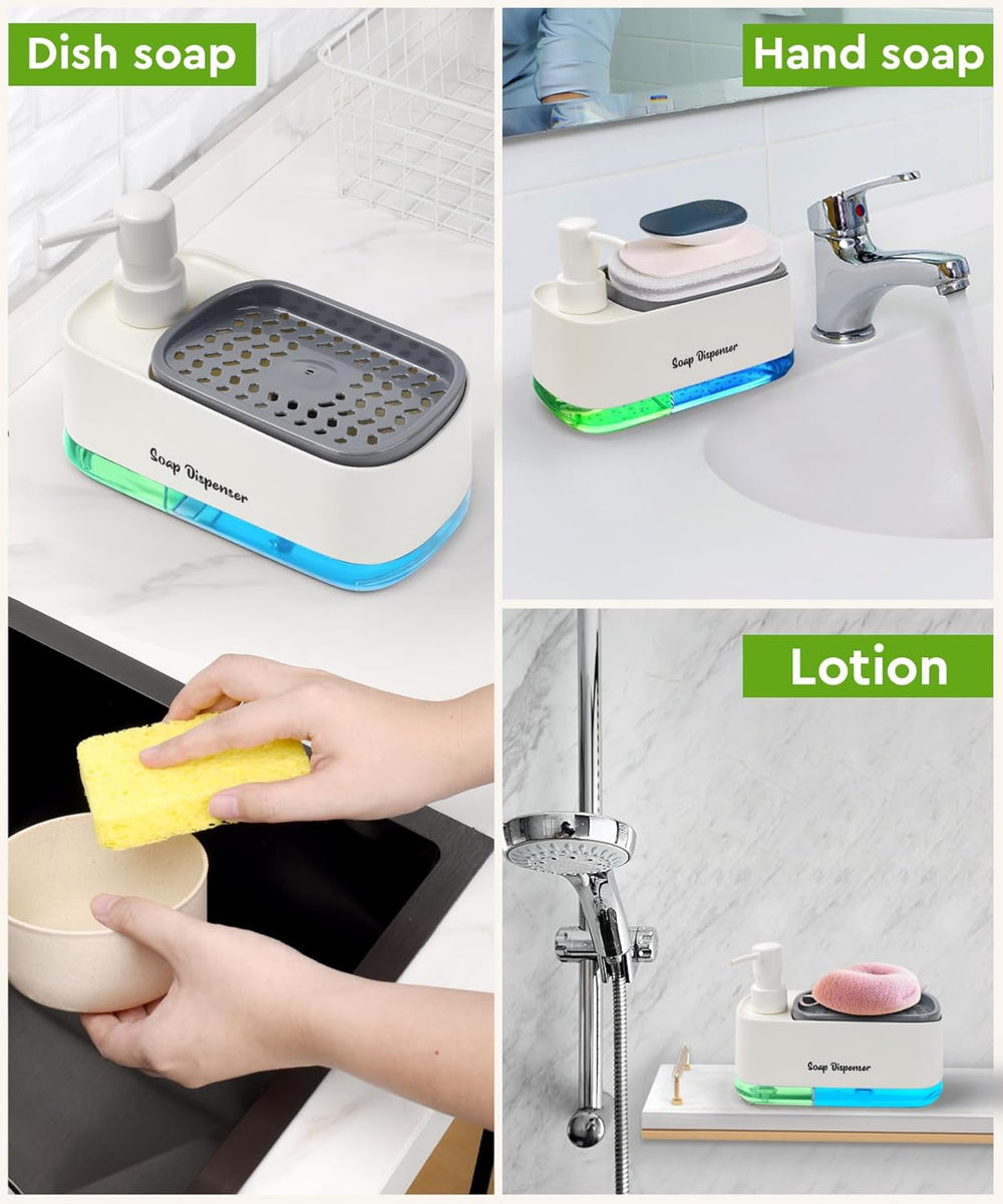 HomeHaul Bazaar-Dual Soap Dispenser