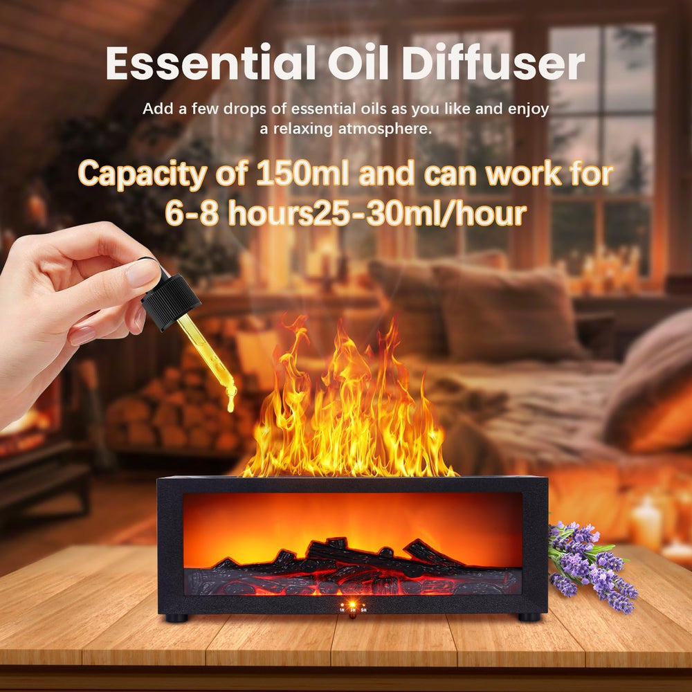 HomeHaul Bazaar-Cozy Flame Mist Humidifier