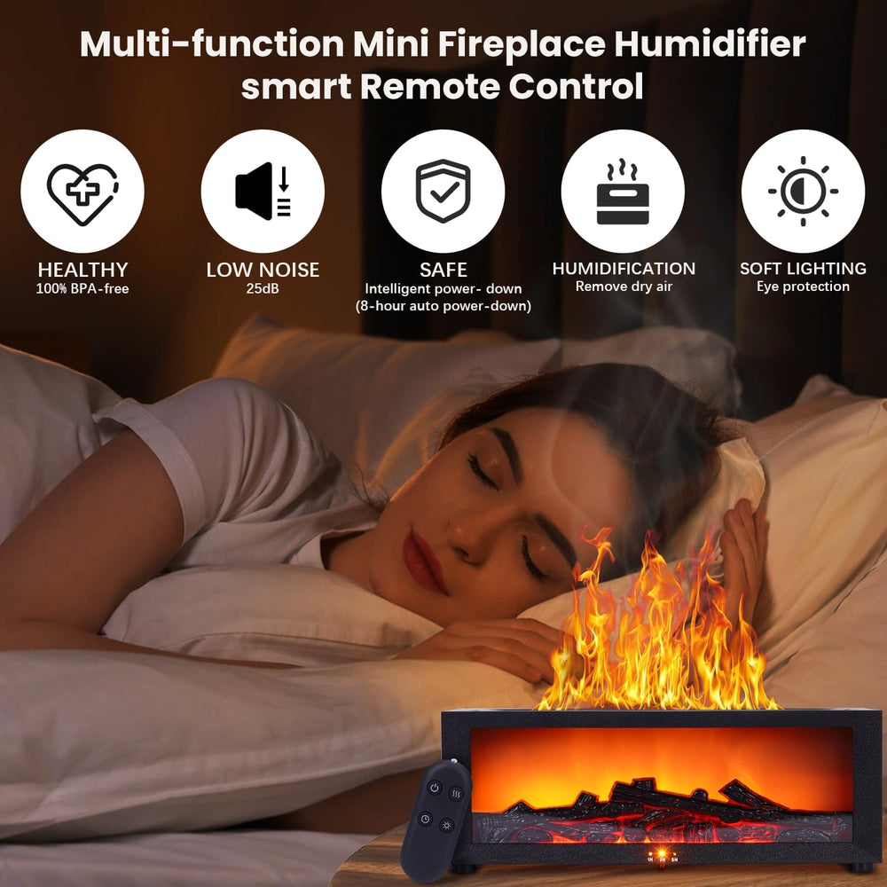 HomeHaul Bazaar-Cozy Flame Mist Humidifier