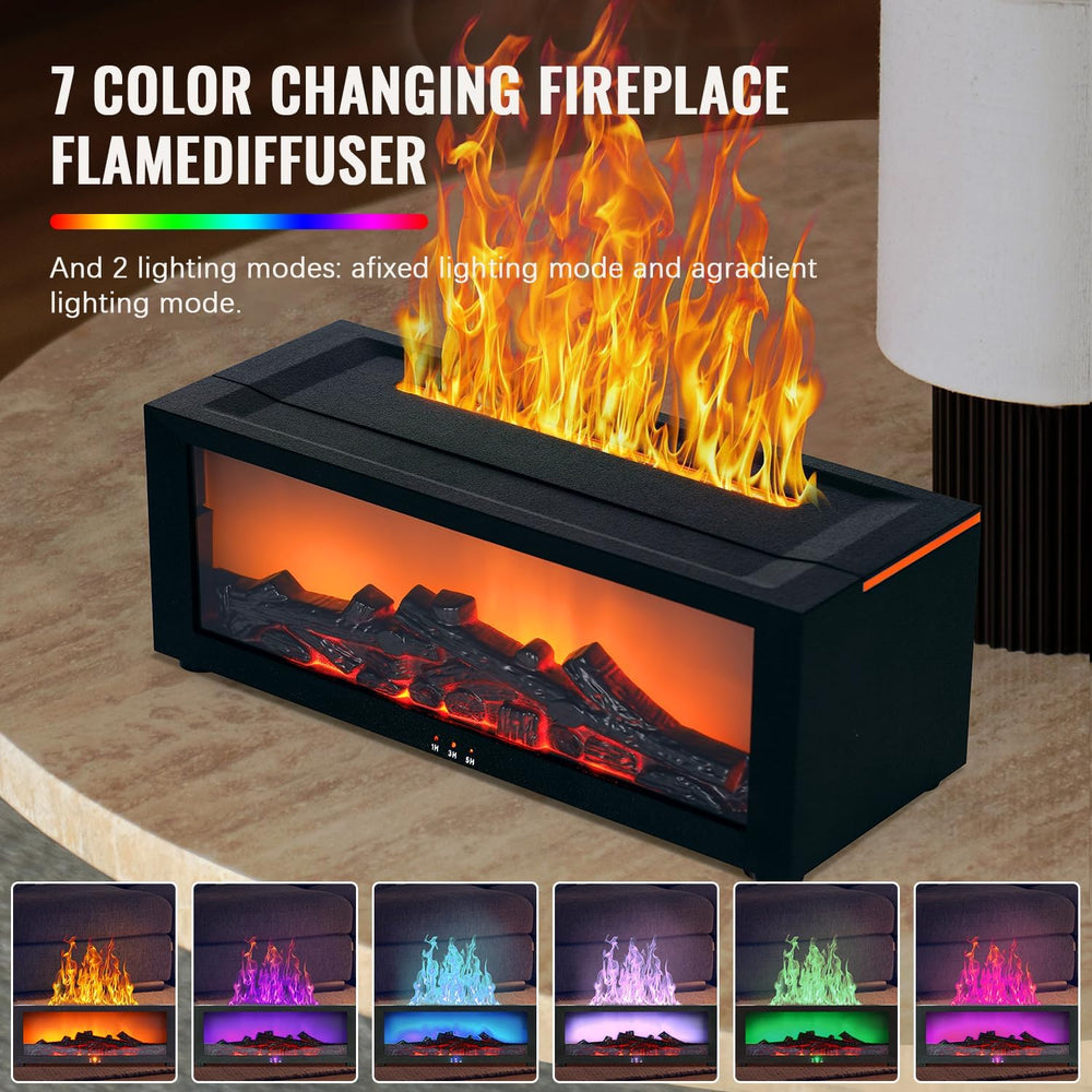 HomeHaul Bazaar-Cozy Flame Mist Humidifier
