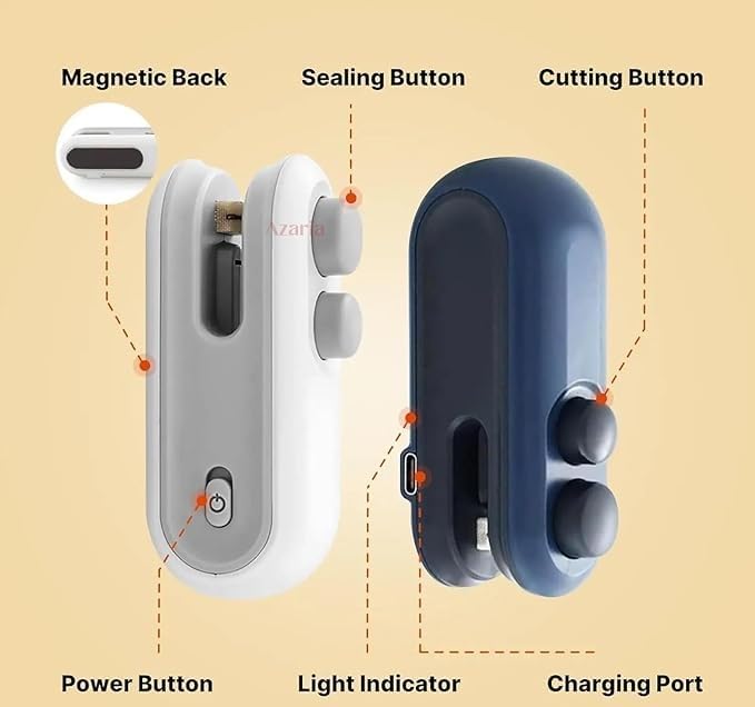 HomeHaul Bazaar-2-in-1 Portable Mini Sealing Machine