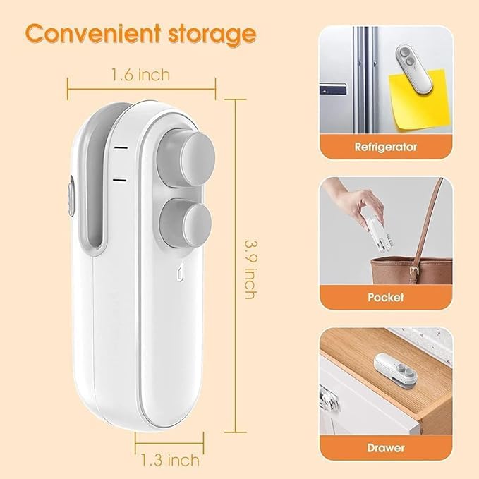 HomeHaul Bazaar-2-in-1 Portable Mini Sealing Machine