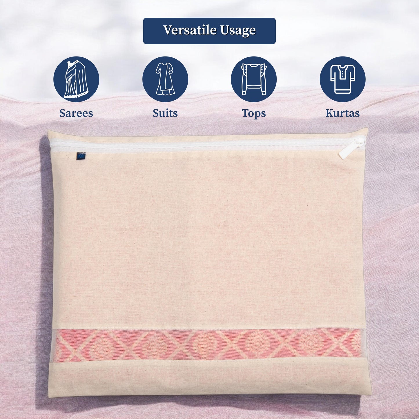 HomeHaul Bazaar-Cotton Saree Cover
