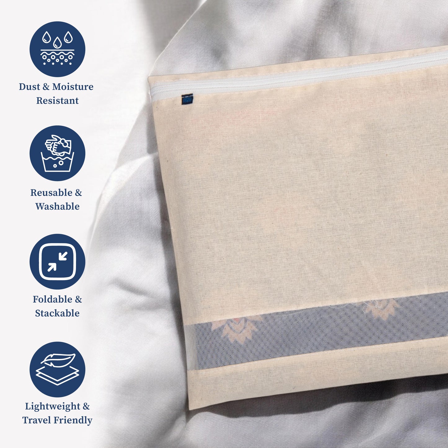 HomeHaul Bazaar-Cotton Saree Cover