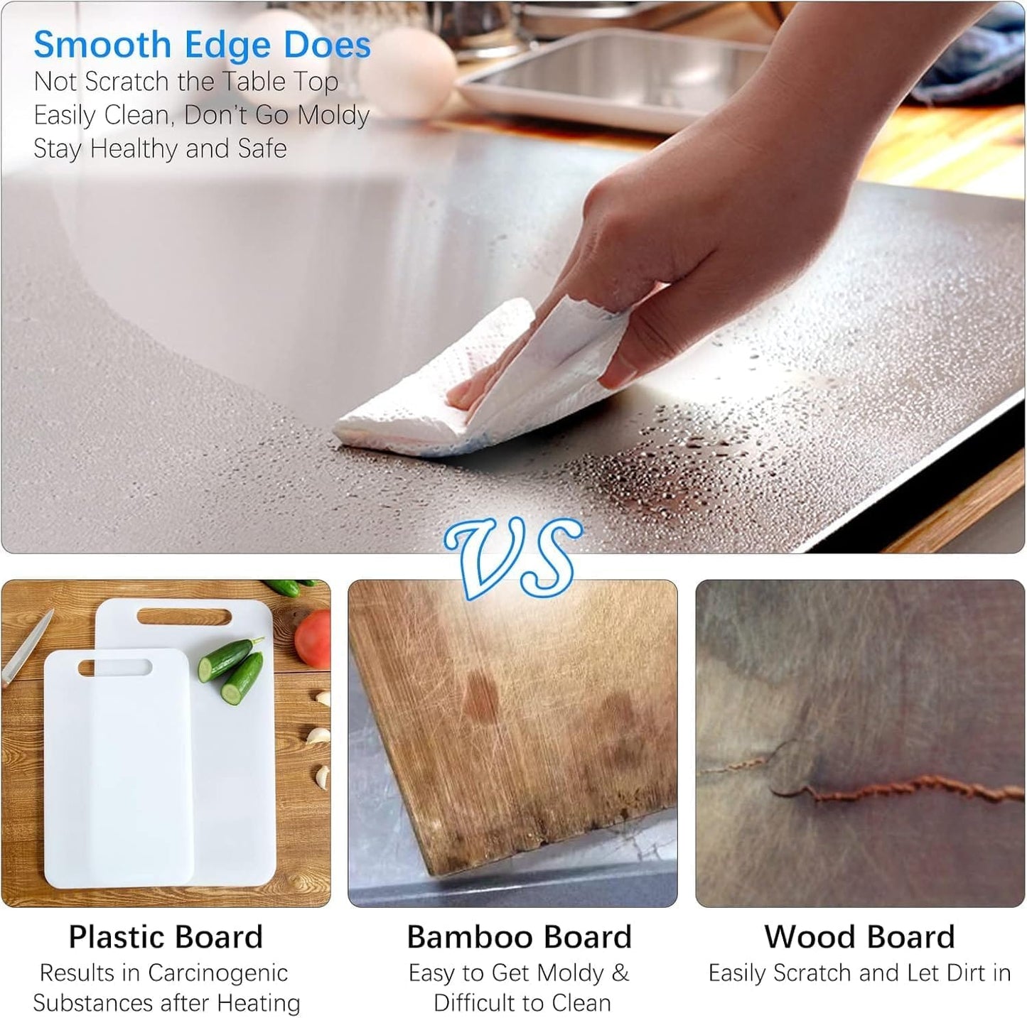 Home Haul Stainless Steel Master Chopping Board [41 x 31 cm]